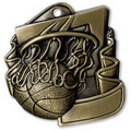 Basketball Medal - 2-1/2"